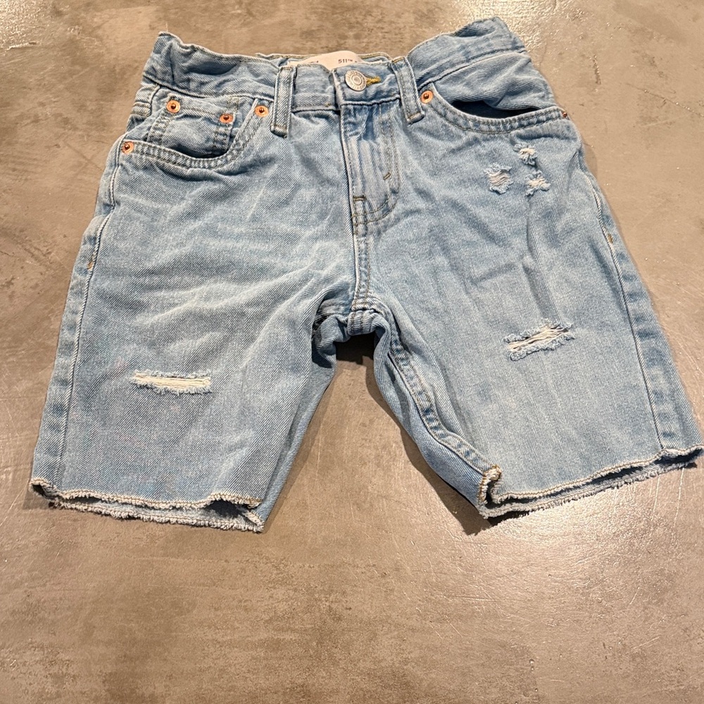 Levi's Light Blue Denim Shorts